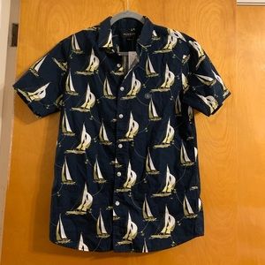 Pacsun Men’s Navy Sailboat Shirt